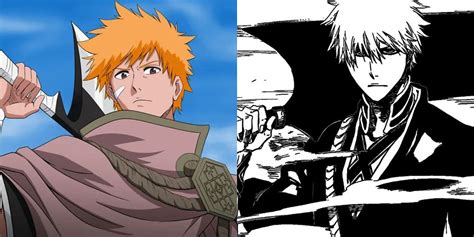 Tabla comparativa de Bleach anime vs manga