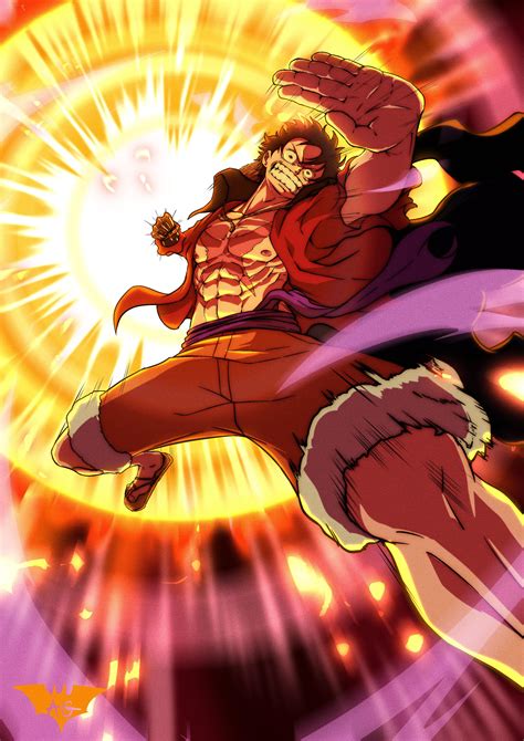 Luffy desata el Red Hawk contra Hody
