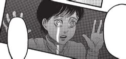 Niño Eren Kruger observando la muerte de su familia