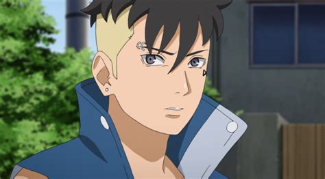 Kawaki siendo adoptado por Naruto
