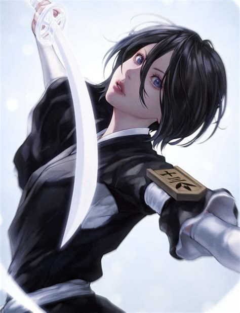 Rukia Kuchiki en uniforme Shinigami