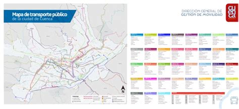 Mapa de transporte público de la región