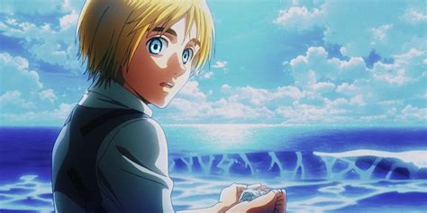 Armin Arlert contemplando el mar