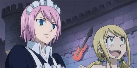 Lucy enfrentándose a Everlue y Virgo