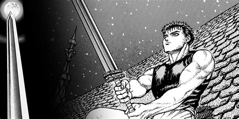 Guts empuñando su espada