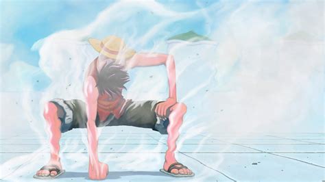 Luffy en Gear 2 atacando a Hody Jones
