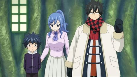 Juvia encontrando a la hija de Gray