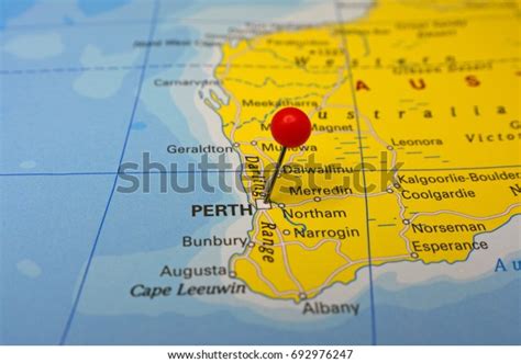 Mapa de Perth, Australia Occidental con Ballajura marcada