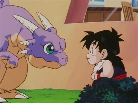 Ilustración de Gohan en su niñez