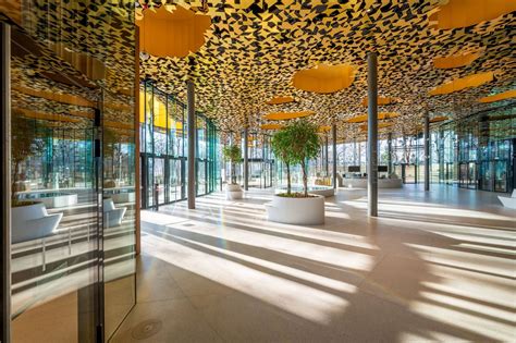 Vista aérea de la Casa de la Música Húngara de Sou Fujimoto