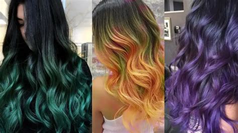 Resultado de cabello aclarado con efecto ombré
