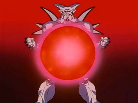 Omega Shenron lanzando la Bola de Energía Negativa