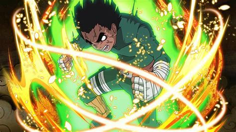 Rock Lee practicando taijutsu