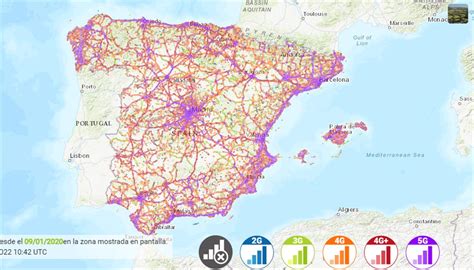 Mapa de cobertura de redes TETRA en Europa