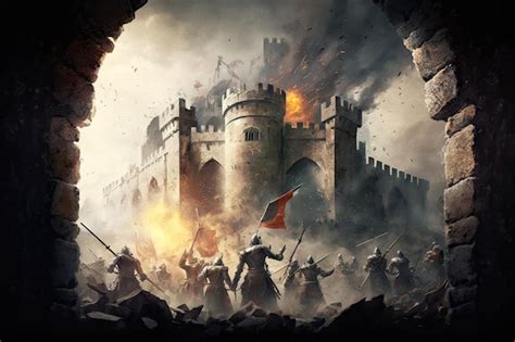 Escena del asedio al Castillo de Utgard