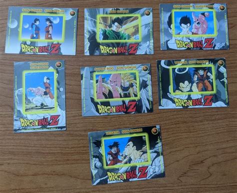 Cromos brillantes de Dragon Ball Z