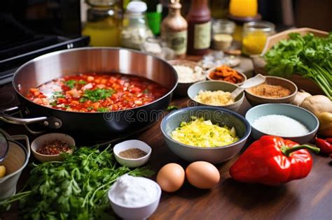 Ingredientes básicos para shakshuka