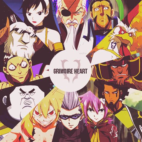 Miembros del gremio Grimoire Heart.