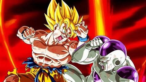Goku transformándose en Super Saiyajin