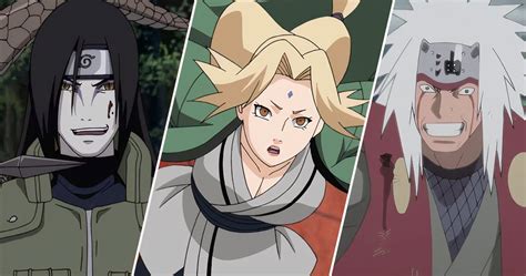 Los tres Sannin legendarios: Jiraiya, Tsunade y Orochimaru