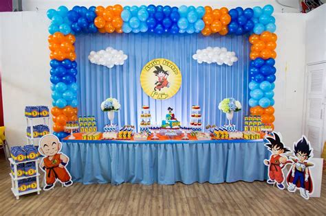 Decoración de fiesta temática de Bola de Dragón Z