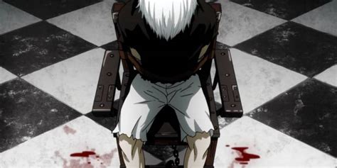 Ken Kaneki siendo torturado por Yamori