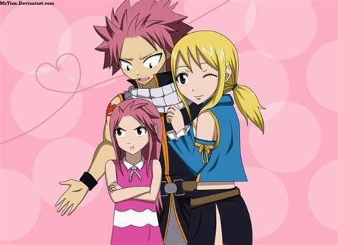 Natsu protegiendo a su hija Nanshy