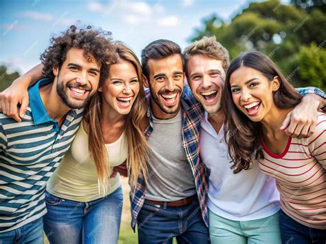 Imagen de un grupo de amigos luchando juntos