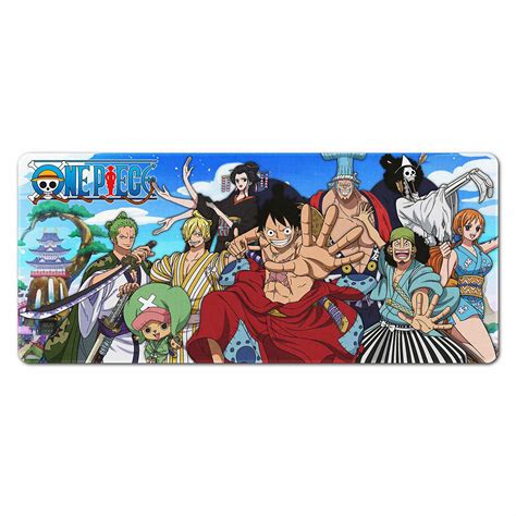 Alfombrilla de ordenador One Piece con personajes principales