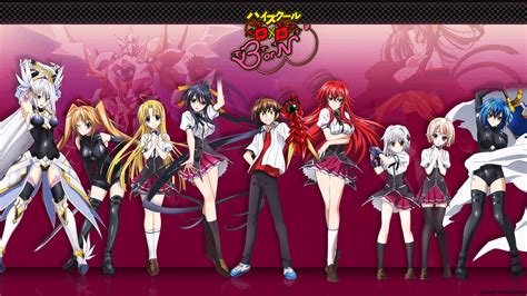 Personajes femeninos de High School DxD en poses sugerentes