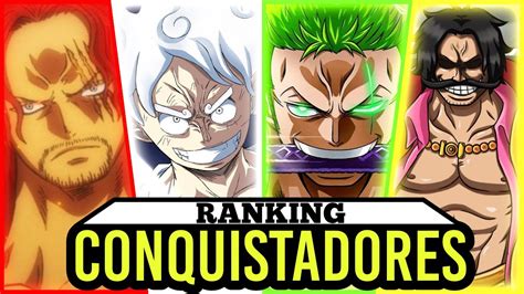Tabla comparativa de usuarios de Haki en One Piece