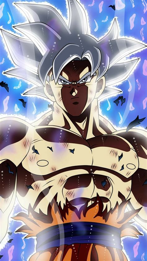 Ilustración de Goku en su transformación Migatte no Gokui