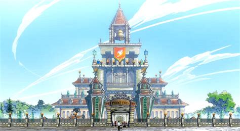 El interior del gremio Fairy Tail