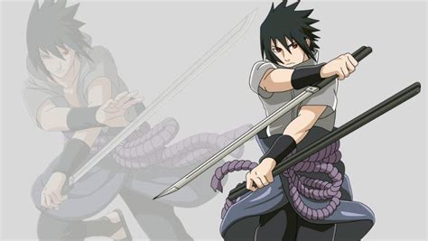 Sasuke Uchiha usando su espada Kusanagi con electricidad