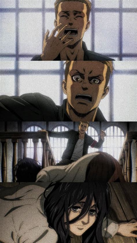 Trampa activada atrapando a Porco y Pieck