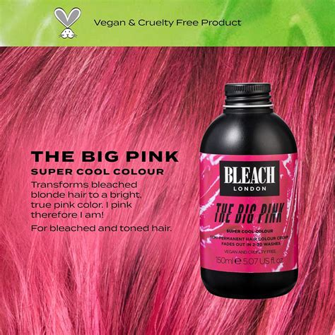 Envase del tinte Bleach London Big Pink