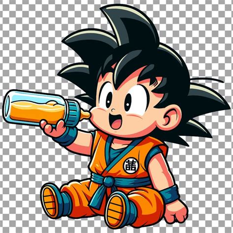 Bebé con chupete de Goku