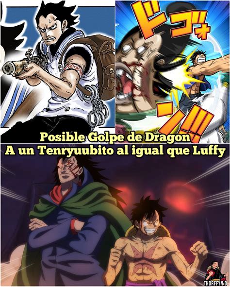 Luffy enfrentándose a un Noble Mundial