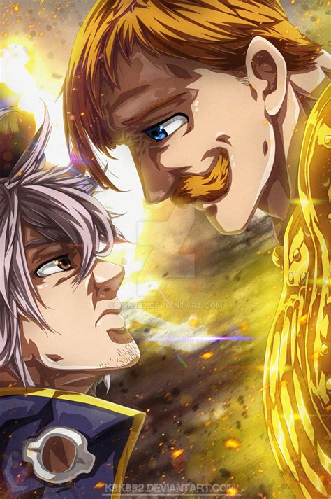 Estarossa enfrentando a Escanor