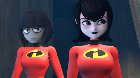Mavis y Zera bañándose juntas