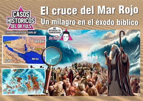 Diagrama que compara el cruce del Mar Rojo por Moisés con Jesús caminando sobre el agua