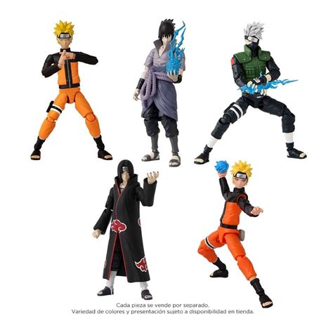 Comparativa de figuras de acción de Naruto