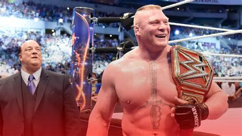 Brock Lesnar en el ring de la WWE