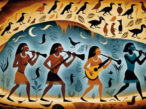 Representación de música prehistórica