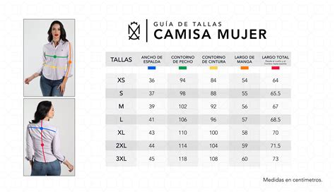 Tabla de tallas para disfraces de adulto