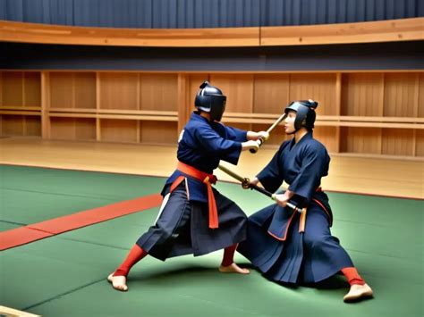 Shinji luchando en la competencia de Kendo