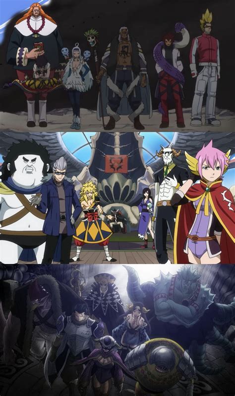 Ilustración de villanos de Fairy Tail