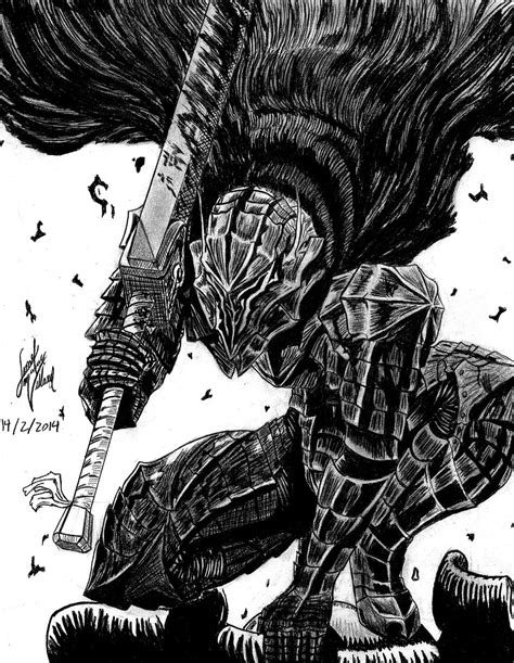 Armadura Berserk arte digital