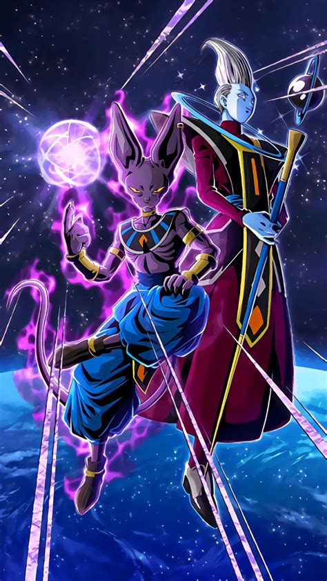 Vegeta arrodillado ante Bills y Wiss