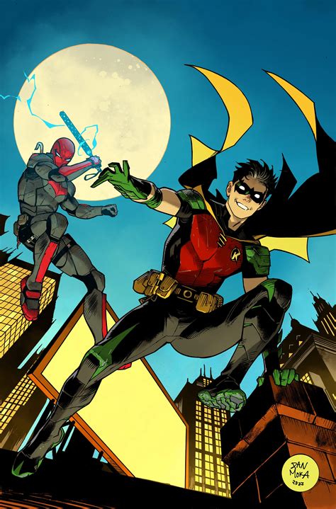 Tim Drake como Batman del Futuro en Metropolis caótica